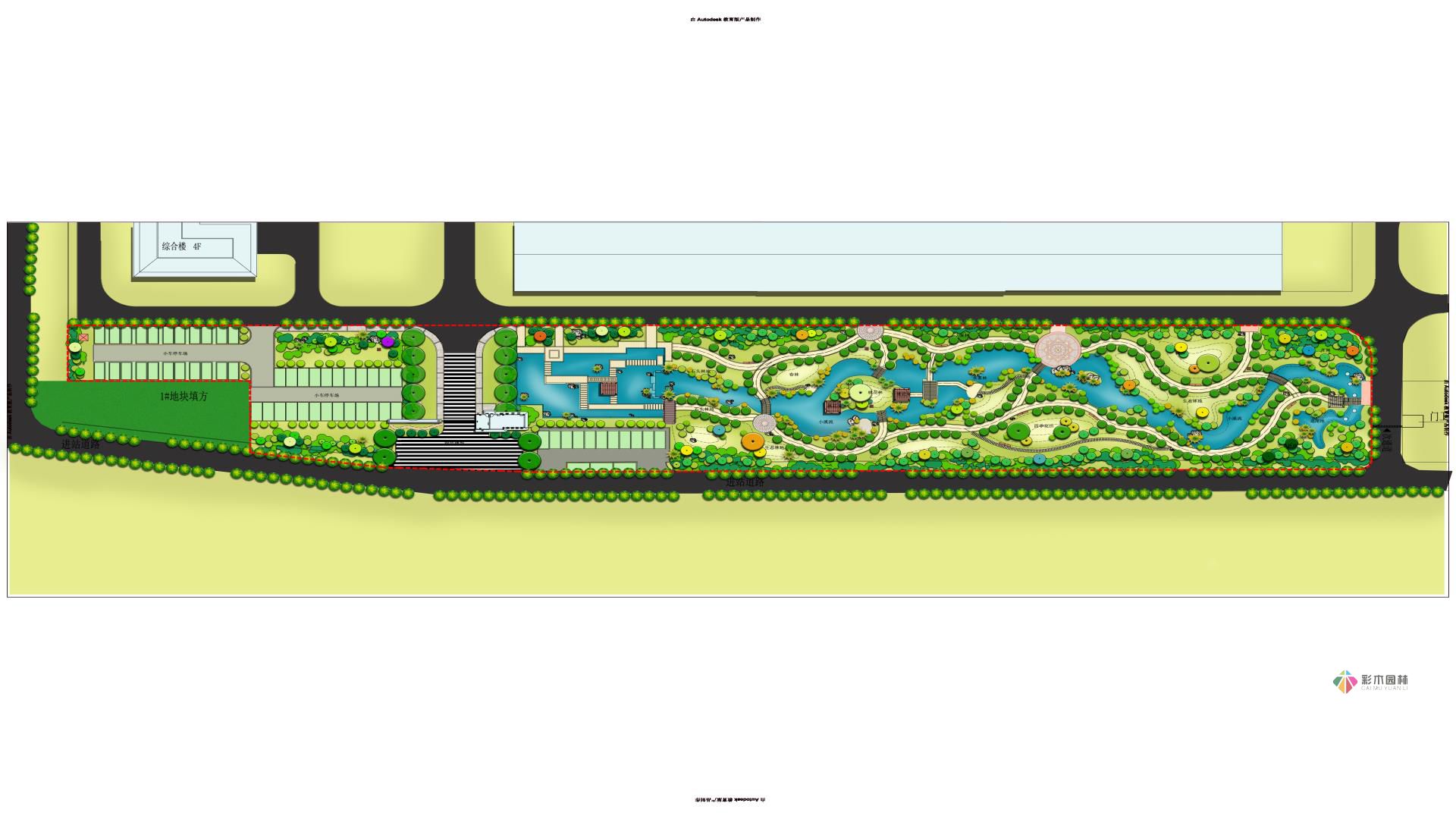 成都铁路西段园林景观工程效果图