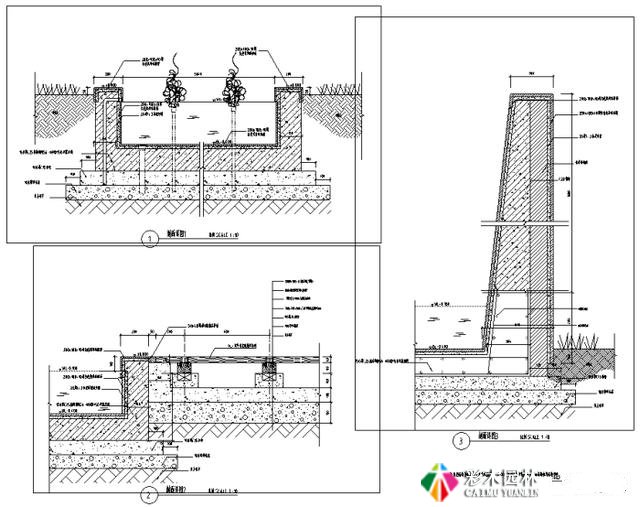 园林景观水景CAD设计