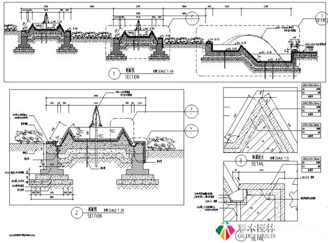 园林景观水景CAD设计